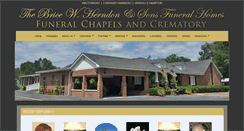 Desktop Screenshot of briceherndonfuneralhome.com